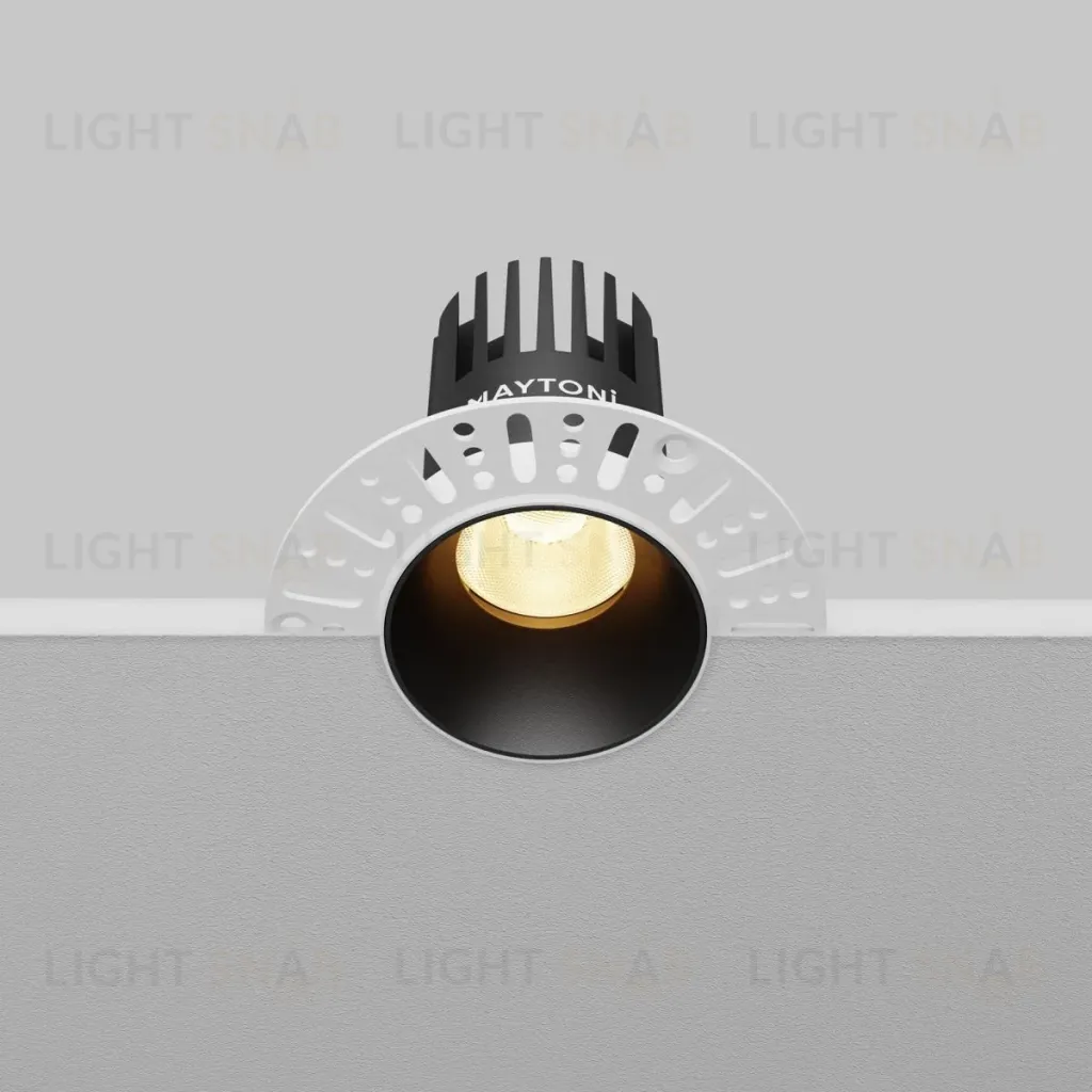 Встраиваемый светильник Maytoni Dip DL119-10W-2.7K-TRS-B DL119-10W-2.7K-TRS-B