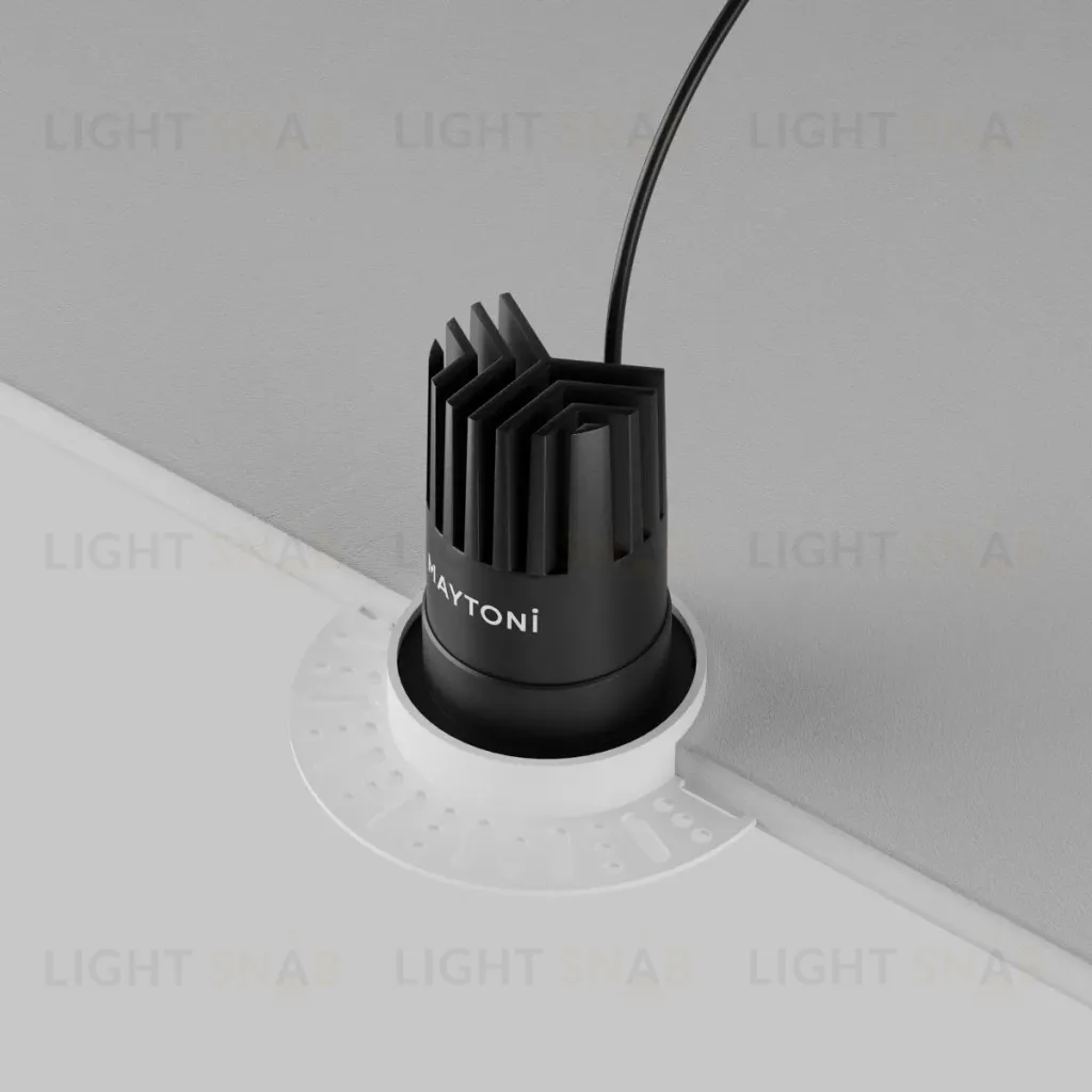Встраиваемый светильник Maytoni Dip DL119-10W-2.7K-TRS-B DL119-10W-2.7K-TRS-B