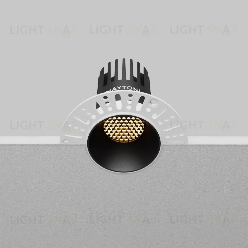 Встраиваемый светильник Maytoni Dip DL119-10W-2.7K-TRS-B DL119-10W-2.7K-TRS-B