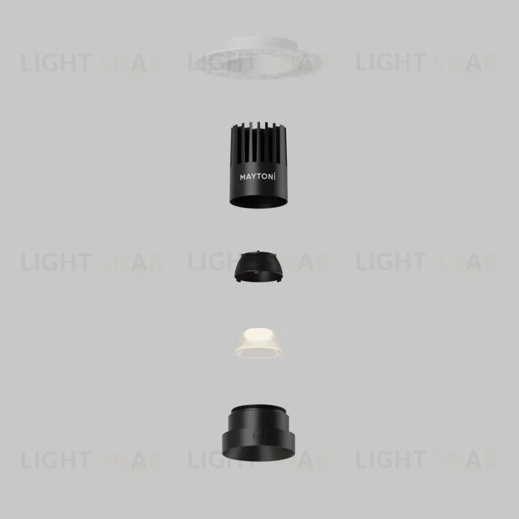 Встраиваемый светильник Maytoni Dip DL119-10W-2.7K-TRS-B DL119-10W-2.7K-TRS-B