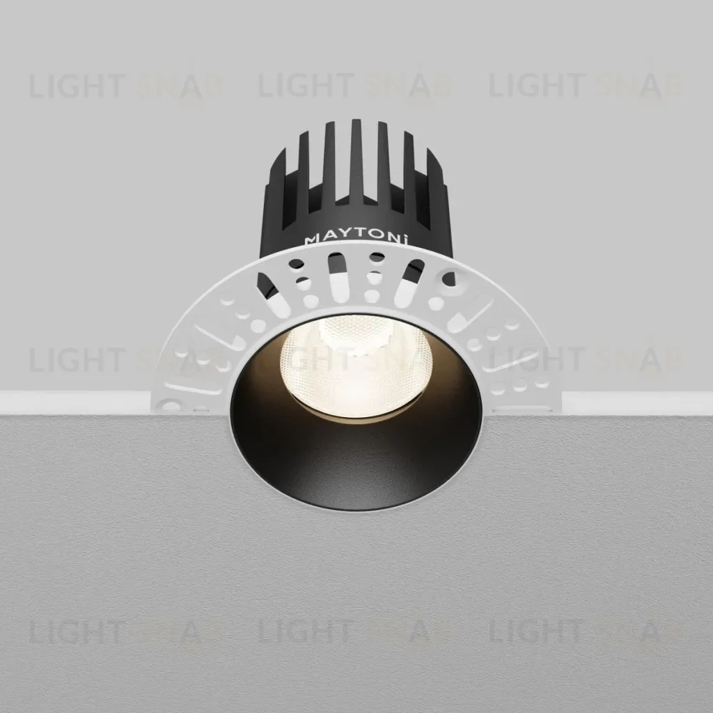 Встраиваемый светильник Maytoni Dip DL121-15W-4K-TRS-B DL121-15W-4K-TRS-B