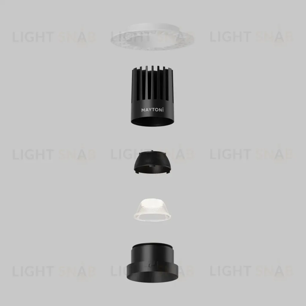 Встраиваемый светильник Maytoni Dip DL121-15W-4K-TRS-B DL121-15W-4K-TRS-B