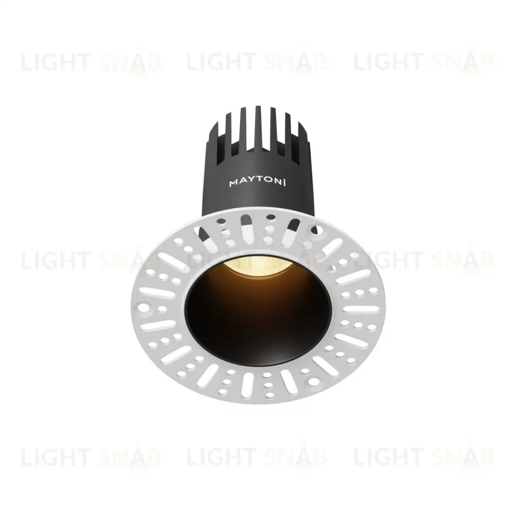 Встраиваемый светильник Maytoni Dip DL120-10W-2.7K-TRS-B DL120-10W-2.7K-TRS-B