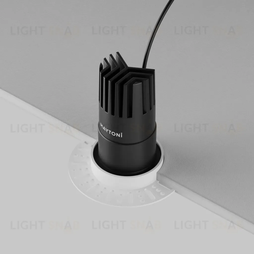 Встраиваемый светильник Maytoni Dip DL120-10W-2.7K-TRS-B DL120-10W-2.7K-TRS-B