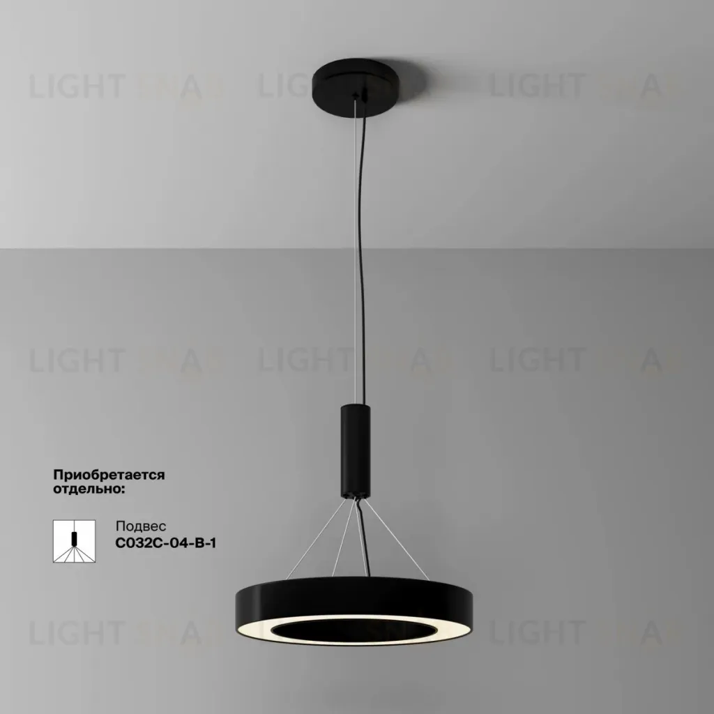 Потолочный светильник Maytoni Lua C093CL-36W3K-B C093CL-36W3K-B