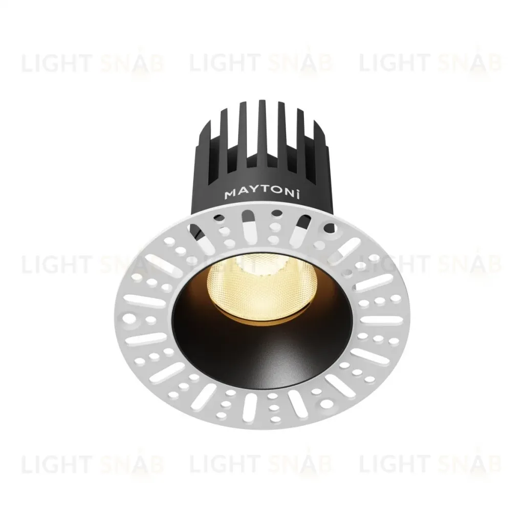 Встраиваемый светильник Maytoni Dip DL121-15W-2.7K-TRS-B DL121-15W-2.7K-TRS-B