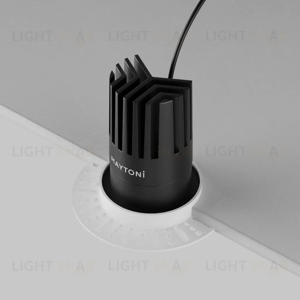 Встраиваемый светильник Maytoni Dip DL121-15W-2.7K-TRS-B DL121-15W-2.7K-TRS-B