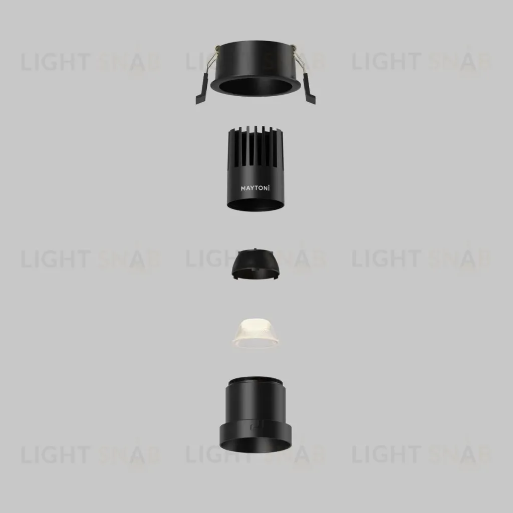 Встраиваемый светильник Maytoni Dip DL116-10W-2.7K-B DL116-10W-2.7K-B