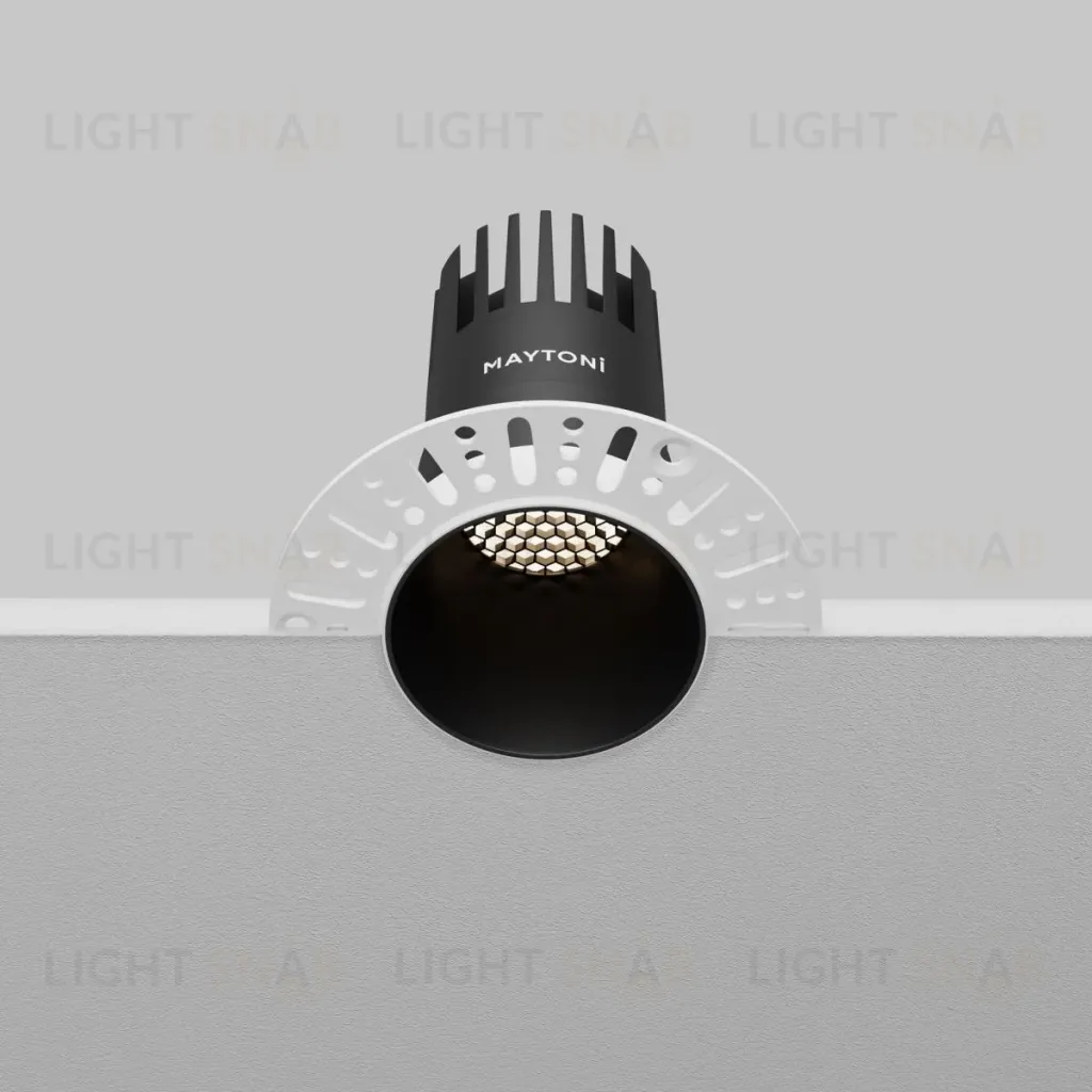 Встраиваемый светильник Maytoni Dip DL120-10W-4K-TRS-B DL120-10W-4K-TRS-B