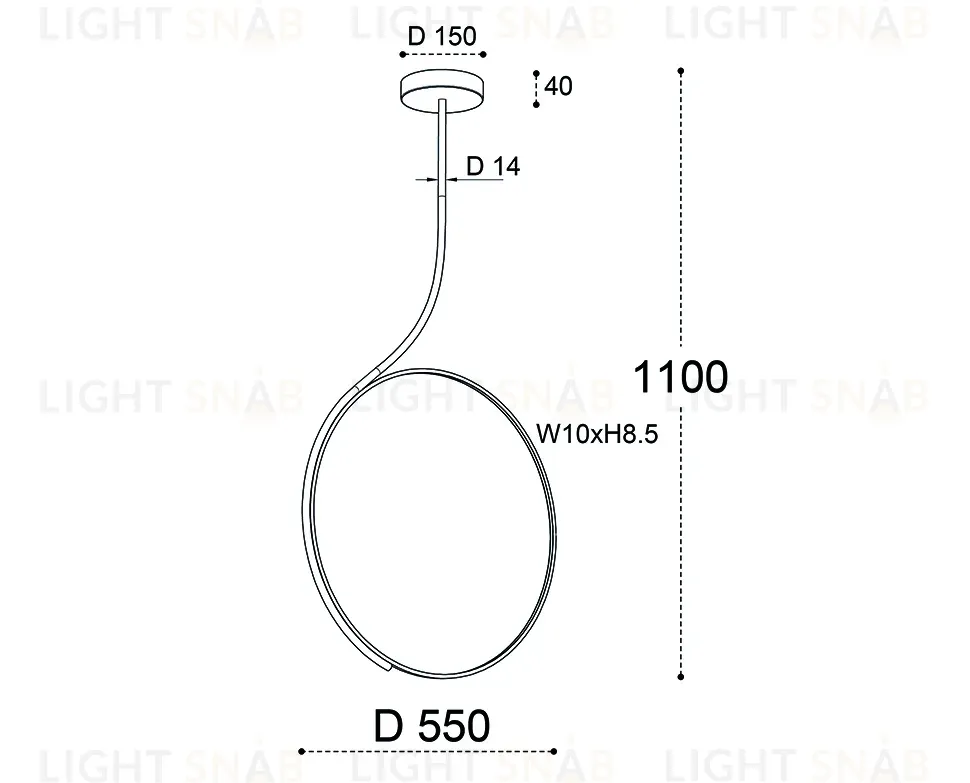 Подвесная люстра Italline IT013-6025 white 3000K IT013-6025 white 3000K