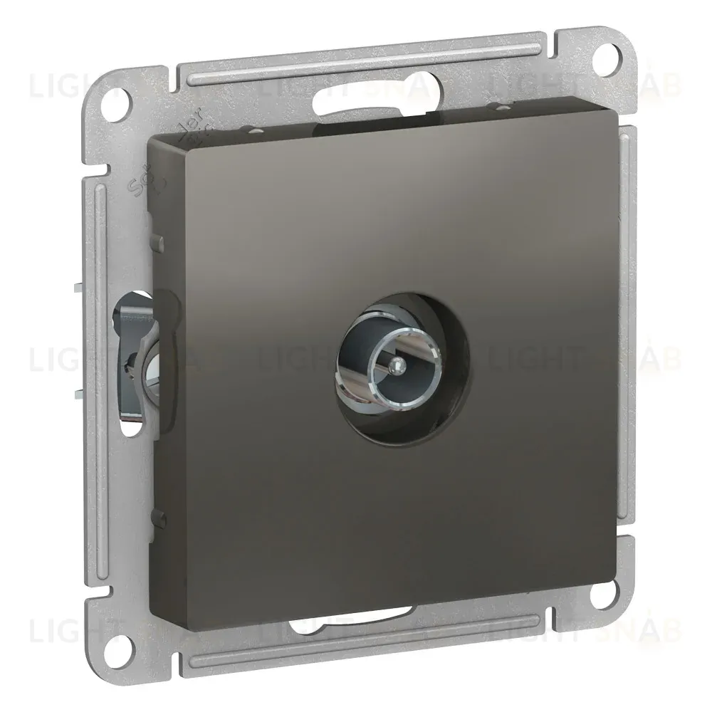 Розетка TV оконечная 1DB Systeme Electric AtlasDesign Сталь ATN000991 ATN000991