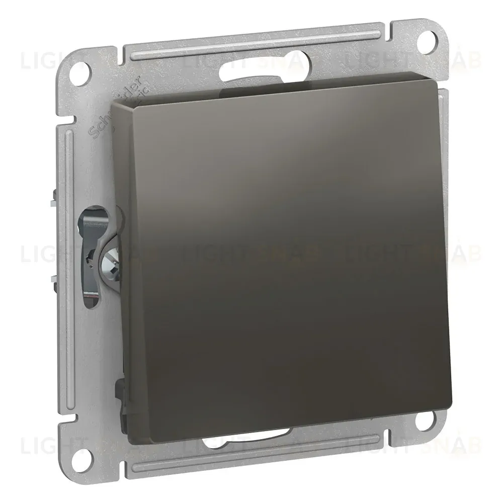 Переключатель 1-клавишный, сх.6, 10АХ Systeme Electric AtlasDesign Сталь ATN000961 ATN000961
