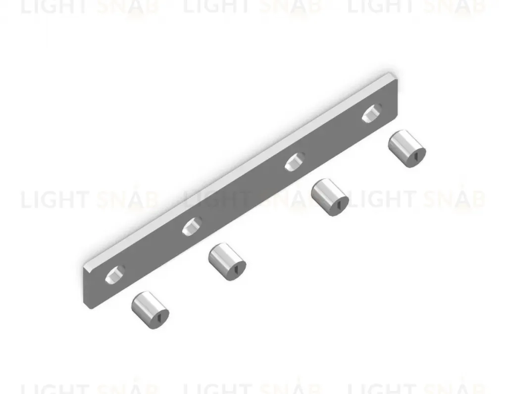 Соединитель прямой Ambrella Light для корпуса в натяжной потолок (4шт) GL1071 GL1071