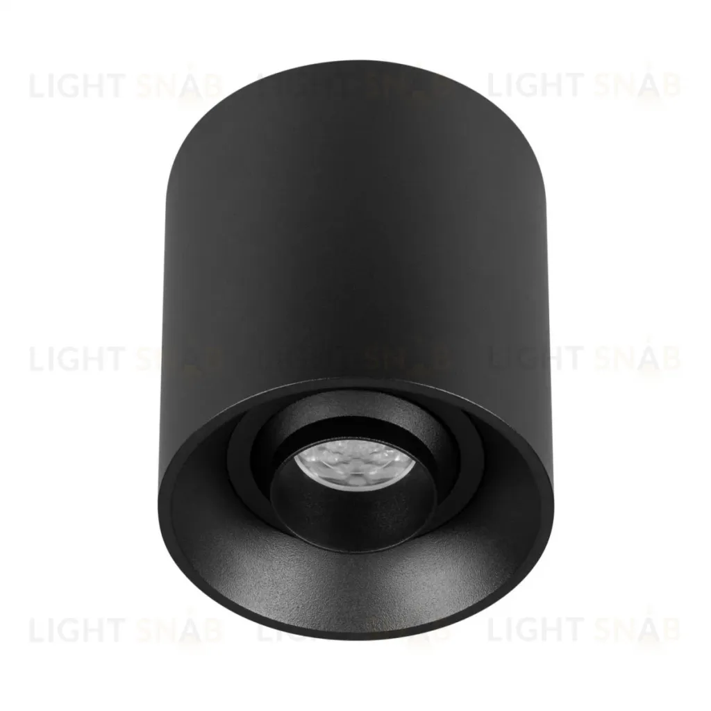 Накладной светильник Arlight SP-ACENTO-R95-10W Warm3000 (BK, 20-45 deg, 230V) 055741 055741