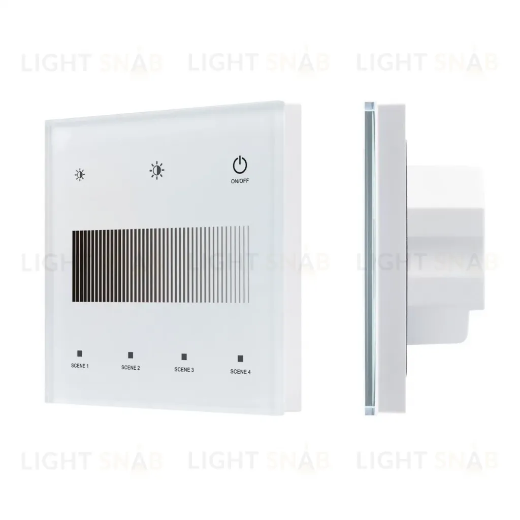 Сенсорная панель Arlight SMART-DALI-301-11-1G-4SC-DIM-IN White (BUS/24V, Touch, 2.4G) 046549 046549