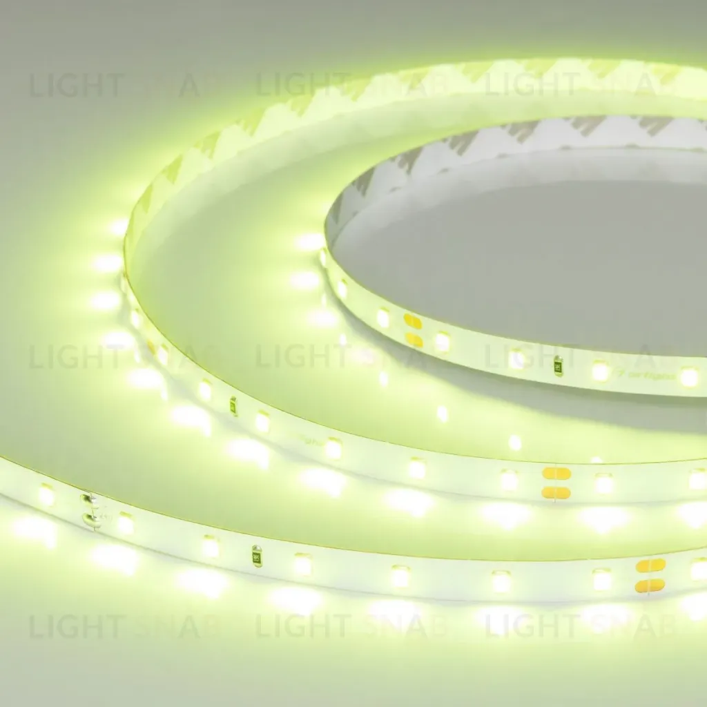 Светодиодная лента Arlight RT-A60-8mm 24V Spring Green (4.8 W/m, IP20, 5m) 055382 055382