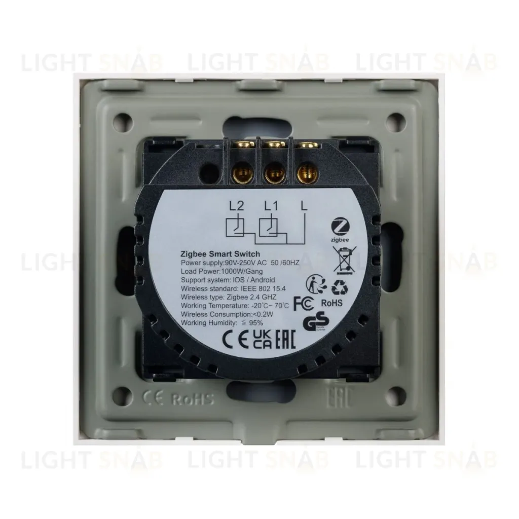 Выключатель сенсорный Arlight SWT-OMALI-S02-ZB-WH (250V, 10A, Zigbee) 050041 050041