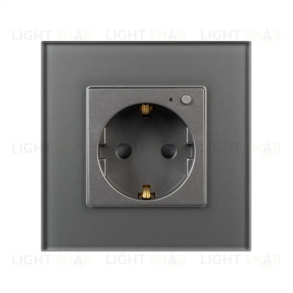 Розетка электрическая с Zigbee управлением Arlight SCT-OMALI-EUZB1-PL-GR (240V, 16A, Zigbee) 050101 050101