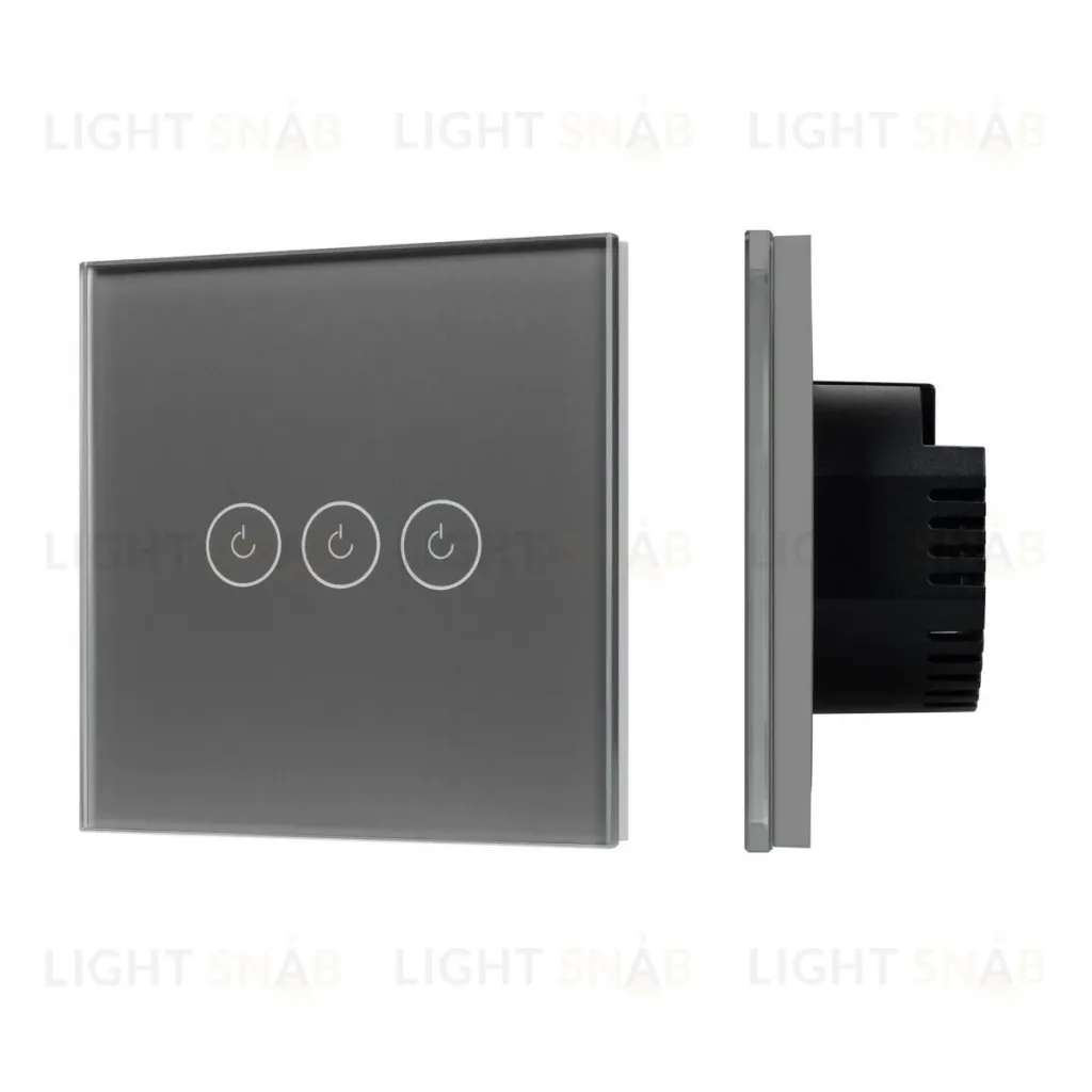 Выключатель сенсорный Arlight SWT-OMALI-S03-ZB-GR (250V, 10A, Zigbee) 050047 050047
