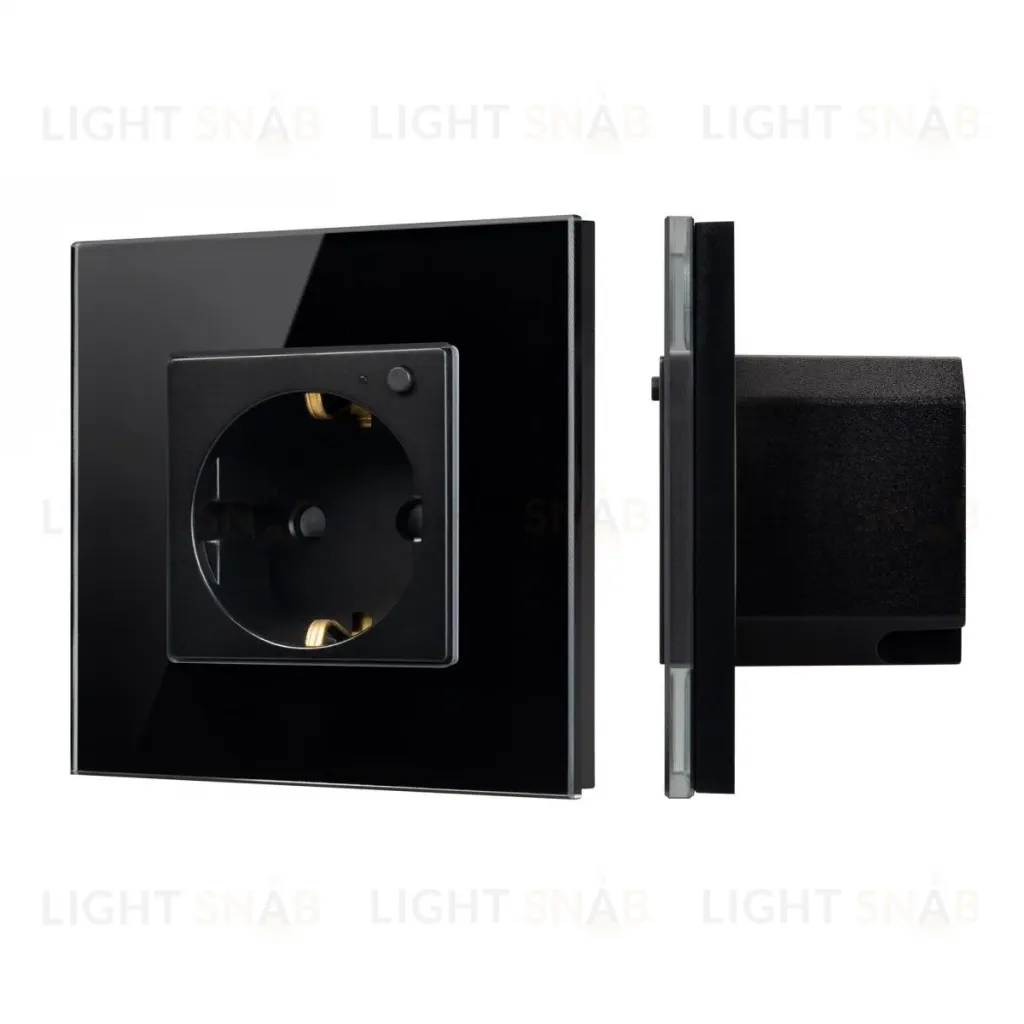 Розетка электрическая с Zigbee управлением Arlight SCT-OMALI-EUZB1-PL-BK (240V, 16A, Zigbee) 050216 050216