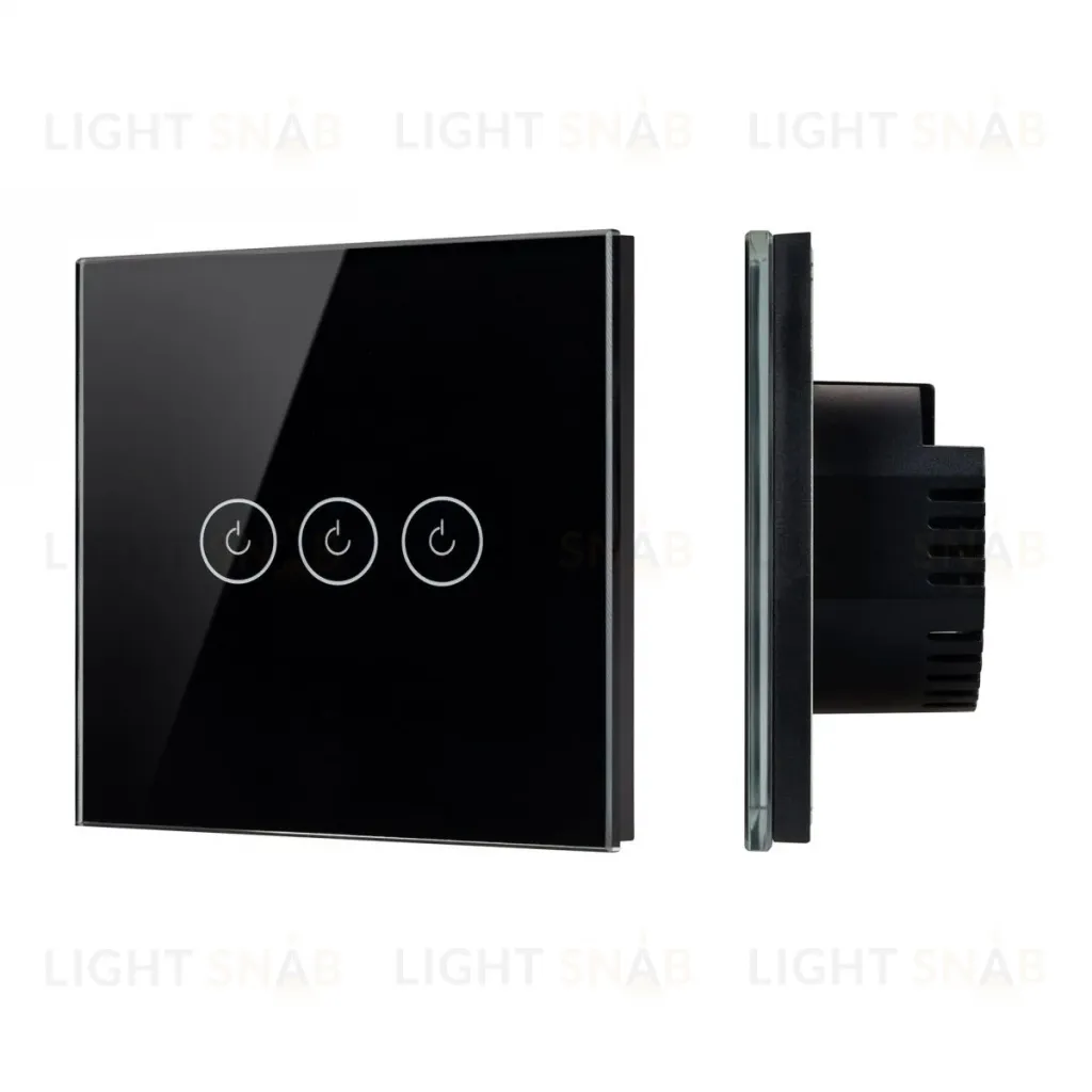 Выключатель сенсорный Arlight SWT-OMALI-S03-ZB-BK (250V, 10A, Zigbee) 050046 050046