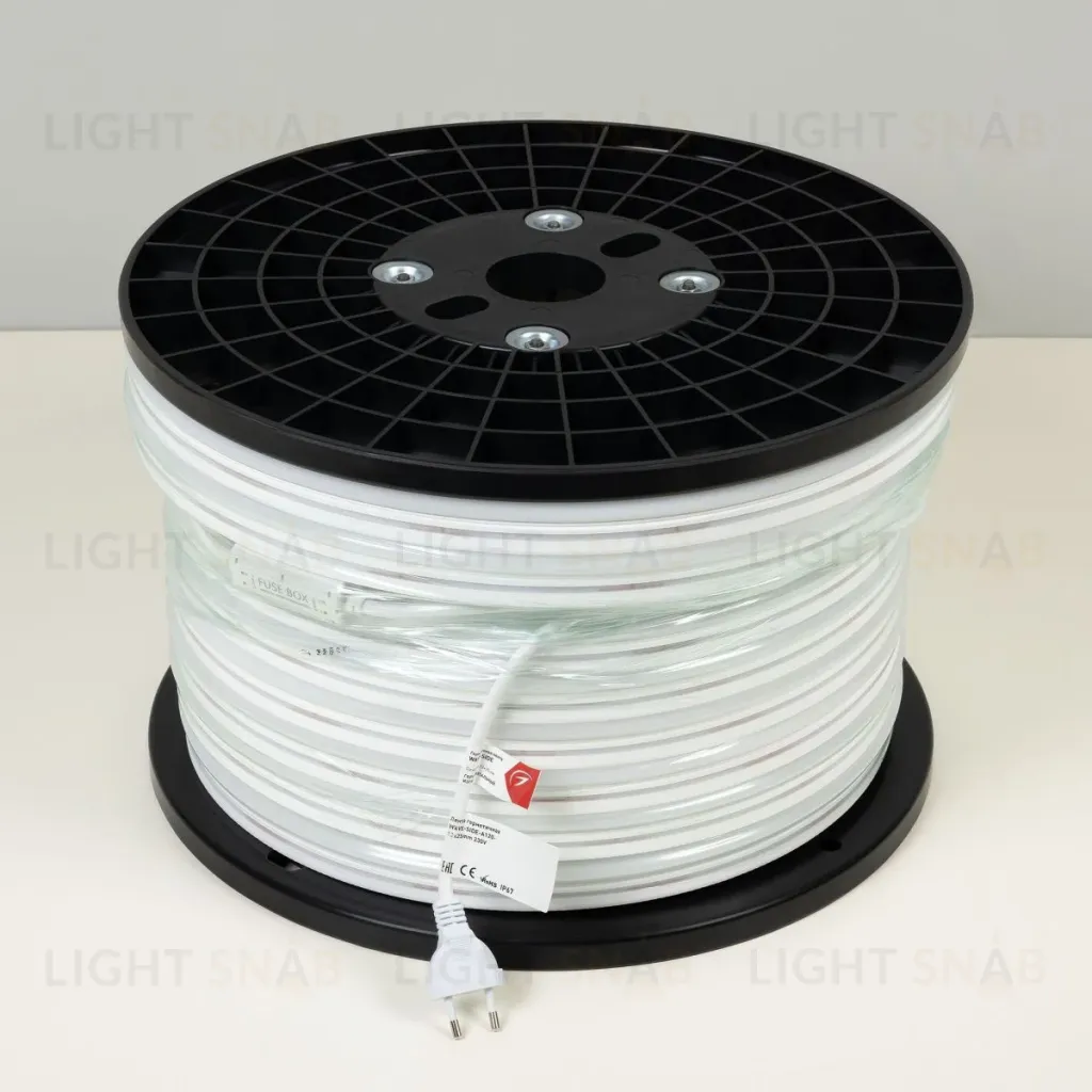 Светодиодная герметичная лента Arlight WAVE-SIDE-A120-12x25mm 230V Warm3000 (12 W/m, IP67, 50m, wire x2) 051933 051933
