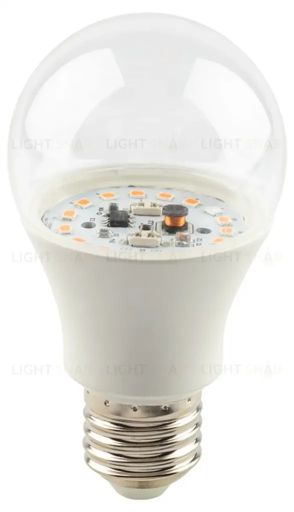 Светодиодная фитолампа для растений Эра ФИТО A60-15W-PL-E27-GR Б0064548 Б0064548