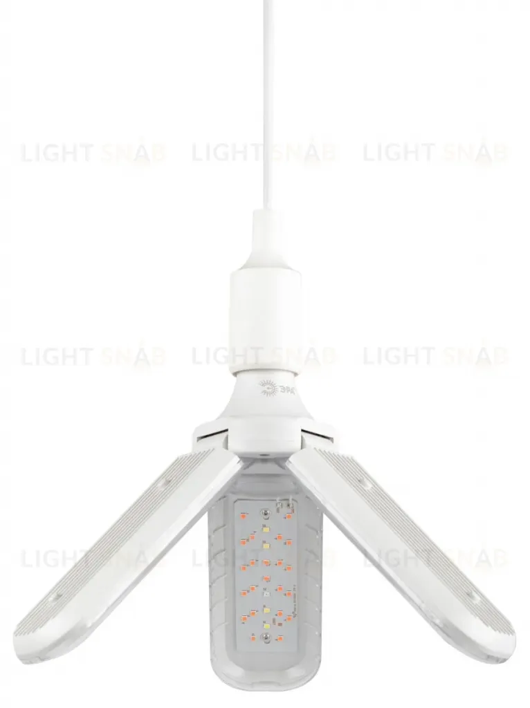 Светодиодная фитолампа для растений Эра ФИТО-30W-PL-E27-GR Б0064542 Б0064542