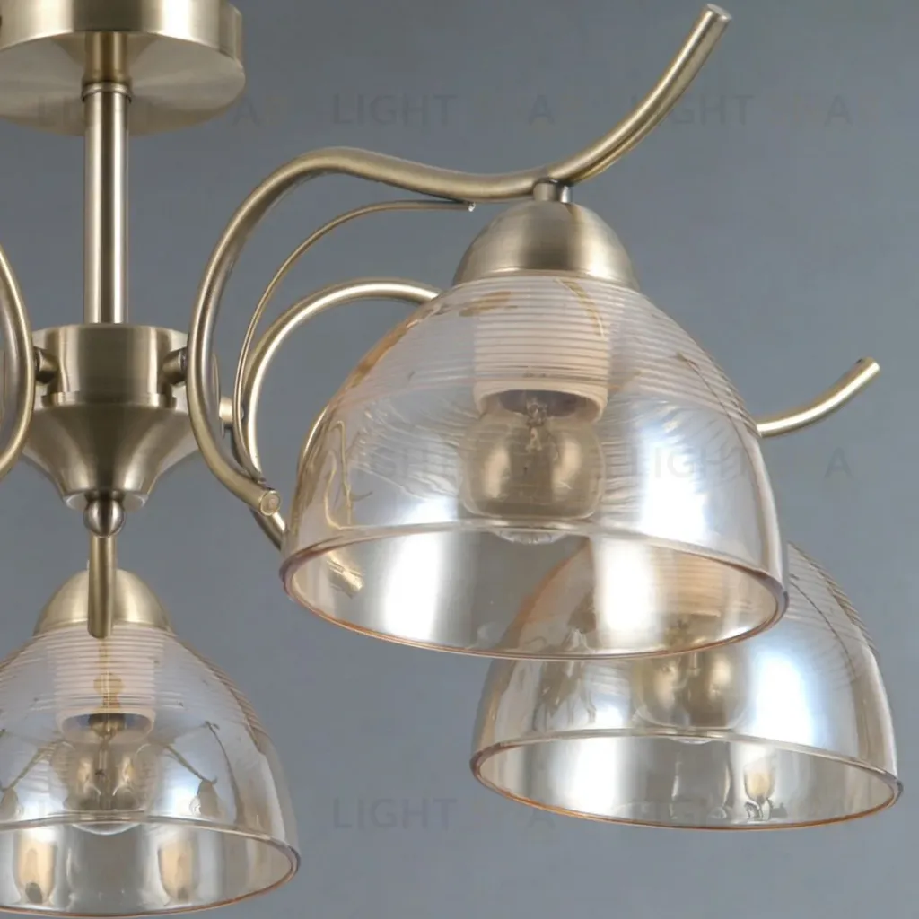 Люстра на штанге Illumico IL0733-5CSQ-25 AB AREZZO IL0733-5CSQ-25 AB AREZZO