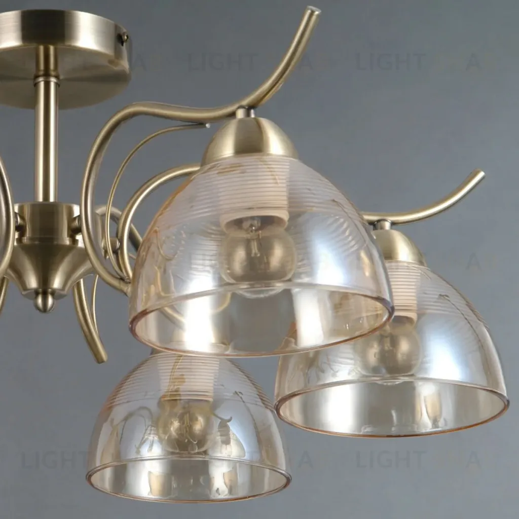 Люстра на штанге Illumico IL0733-6CSQ-25 AB AREZZO IL0733-6CSQ-25 AB AREZZO