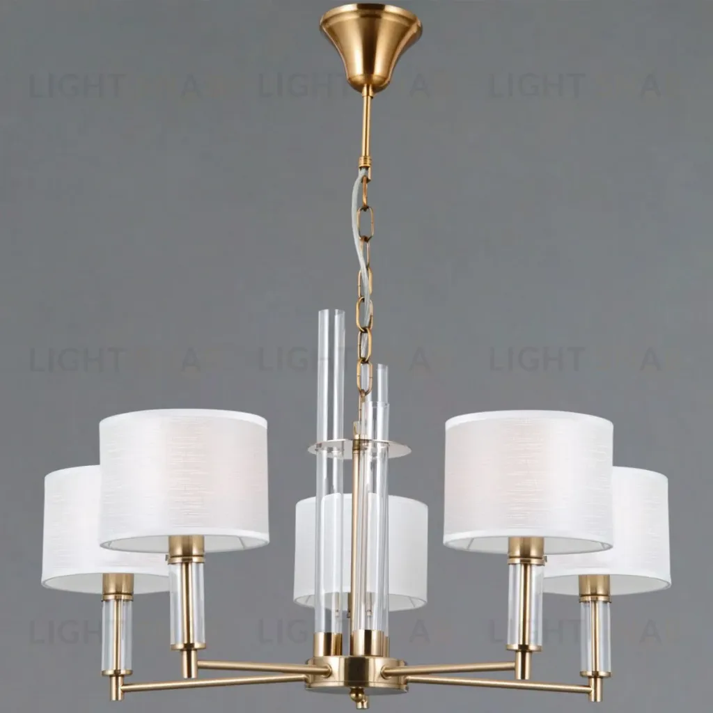 Подвесная люстра Illumico IL0755-5PSQ-25 BRASS GENOA IL0755-5PSQ-25 BRASS GENOA