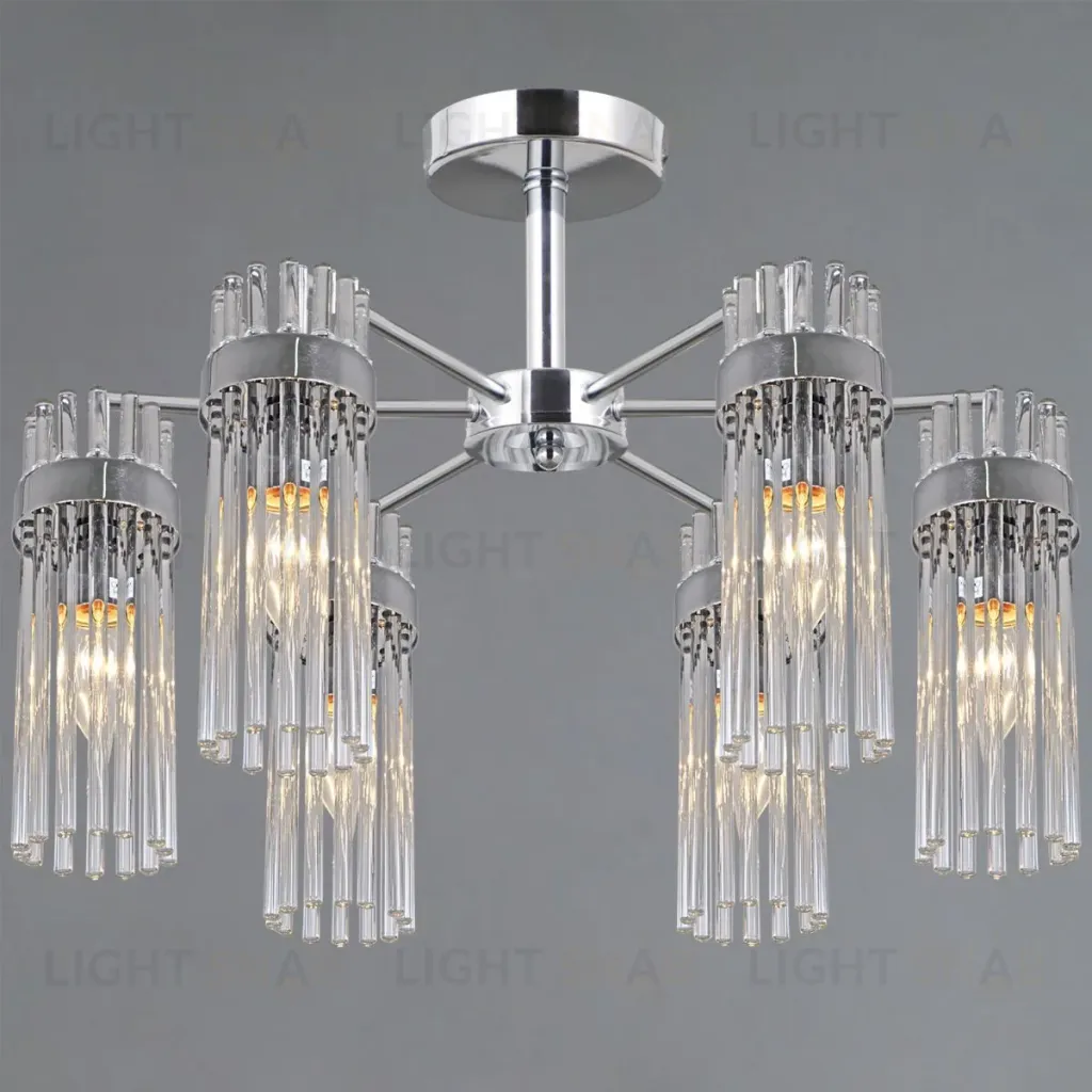 Люстра на штанге Illumico IL0761-6CSQ-25 CR GENOA IL0761-6CSQ-25 CR GENOA
