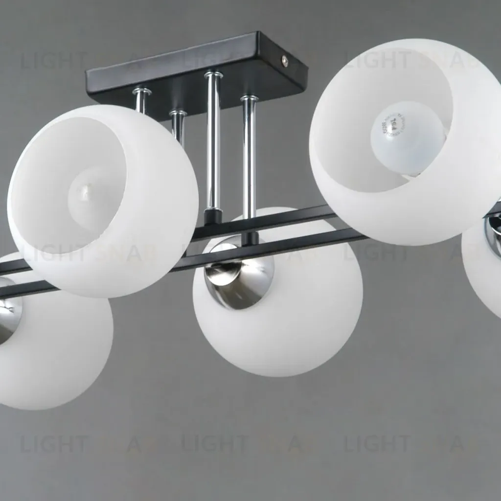 Потолочная люстра Illumico IL0791-6CSQ-25 BK CR TRENTO IL0791-6CSQ-25 BK CR TRENTO