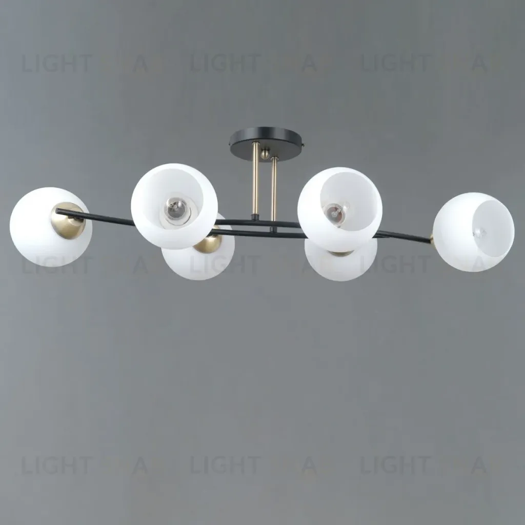 Потолочная люстра Illumico IL0798-6CSQ-25 BK AB TRENTO IL0798-6CSQ-25 BK AB TRENTO