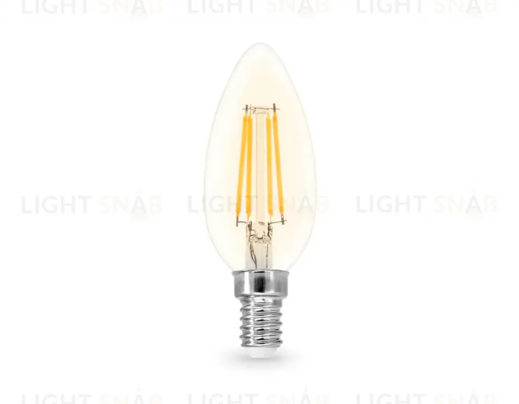 Филаментная светодиодная лампа Ambrella Light Bulbing E14 15W 2700K свеча 351513 351513