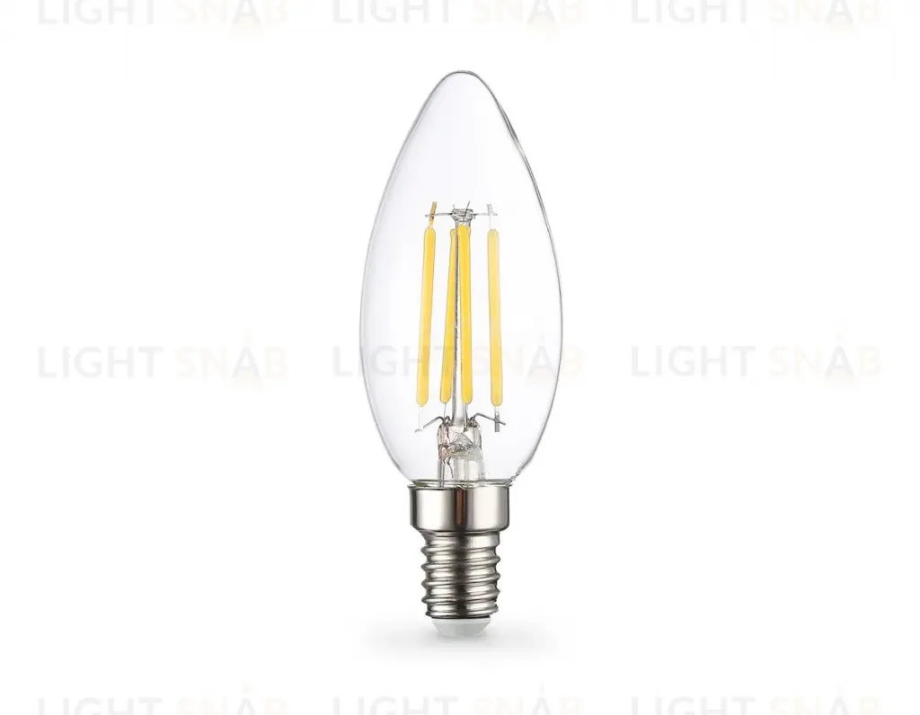 Филаментная светодиодная лампа Ambrella Light Bulbing E14 15W 2700K свеча 351513 351513