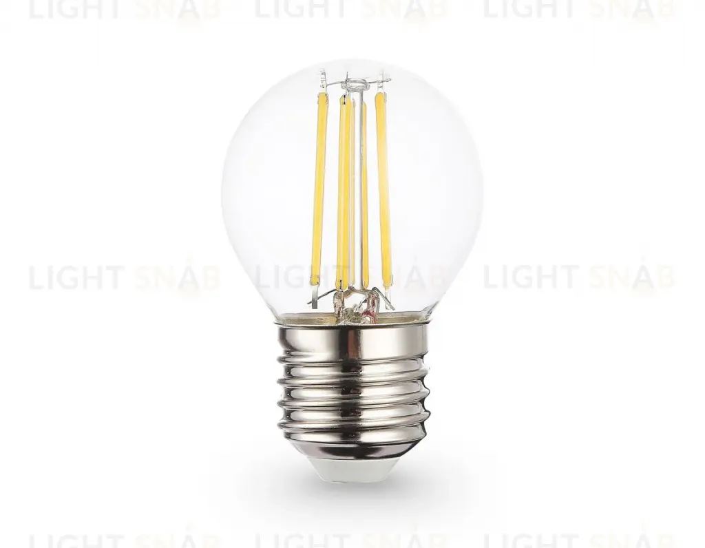 Филаментная светодиодная лампа Ambrella Light Bulbing E27 11W 2700K шар 451123 451123
