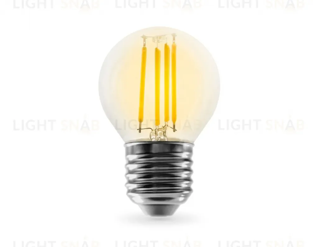 Филаментная светодиодная лампа Ambrella Light Bulbing E27 11W 2700K шар 451123 451123
