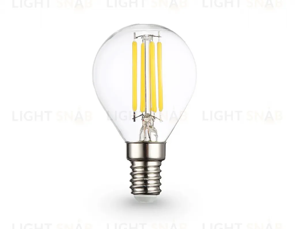 Филаментная светодиодная лампа Ambrella Light Bulbing E14 11W 2700K шар 451133 451133