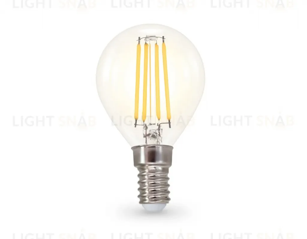 Филаментная светодиодная лампа Ambrella Light Bulbing E14 11W 4000K шар 451134 451134