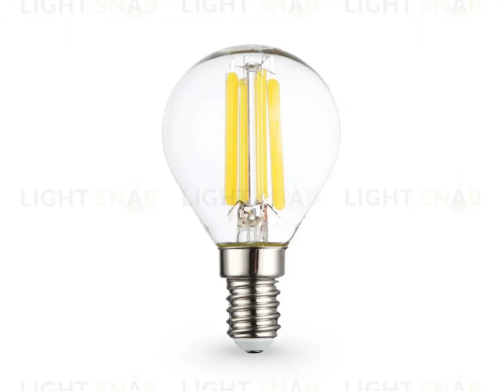 Филаментная светодиодная лампа Ambrella Light Bulbing E14 15W 4000K шар 451534 451534