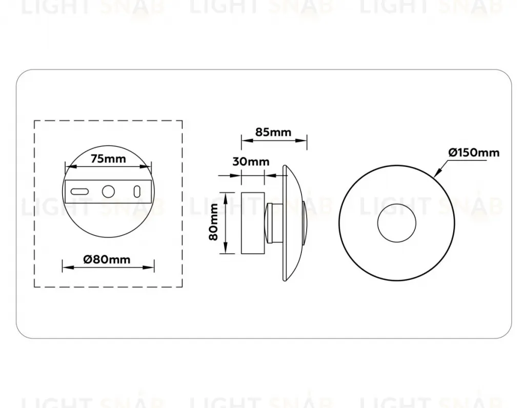 Настенный светильник Ambrella Light High Light Crystal LH31037 LH31037