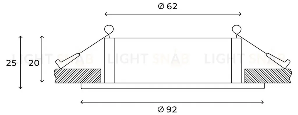 Встраиваемый светильник Hesby Lighting Solis HSBL_0113 HSBL_0113