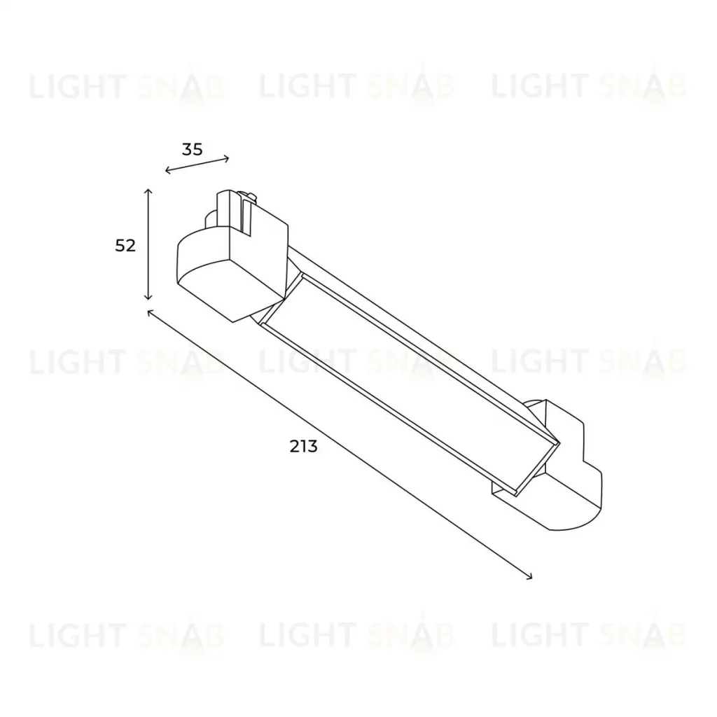 Трековый однофазный светильник Hesby Lighting Skylite HSBL_0020 HSBL_0020