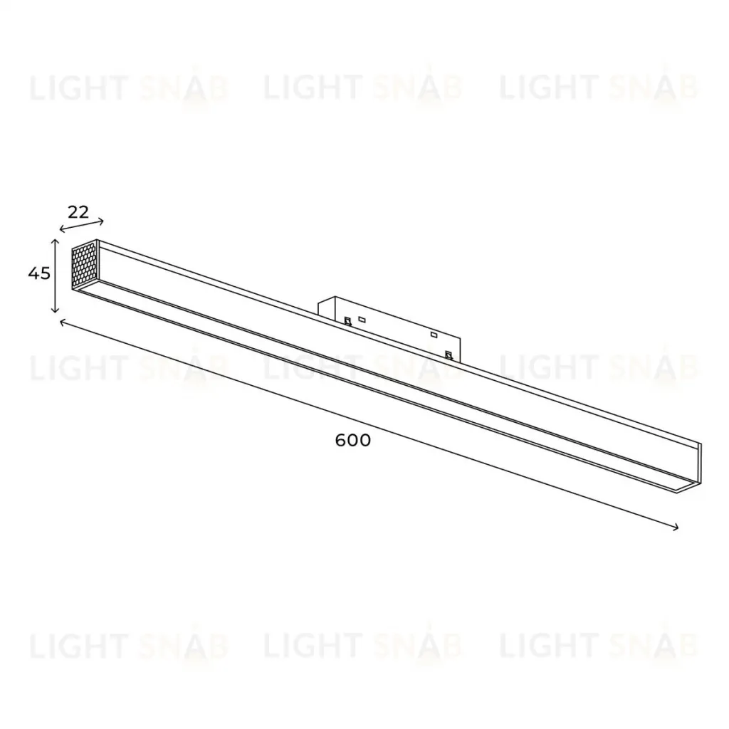 Трековый магнитный светильник Hesby Lighting ElDeko HSBL_0081 HSBL_0081