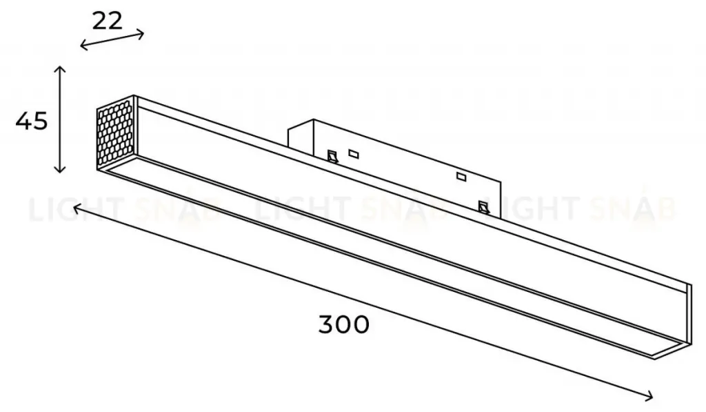 Трековый магнитный светильник Hesby Lighting ElDeko HSBL_0150 HSBL_0150