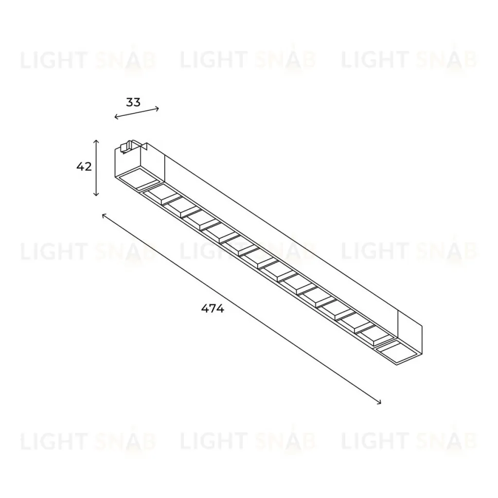Трековый однофазный светильник Hesby Lighting Skylite HSBL_0144 HSBL_0144