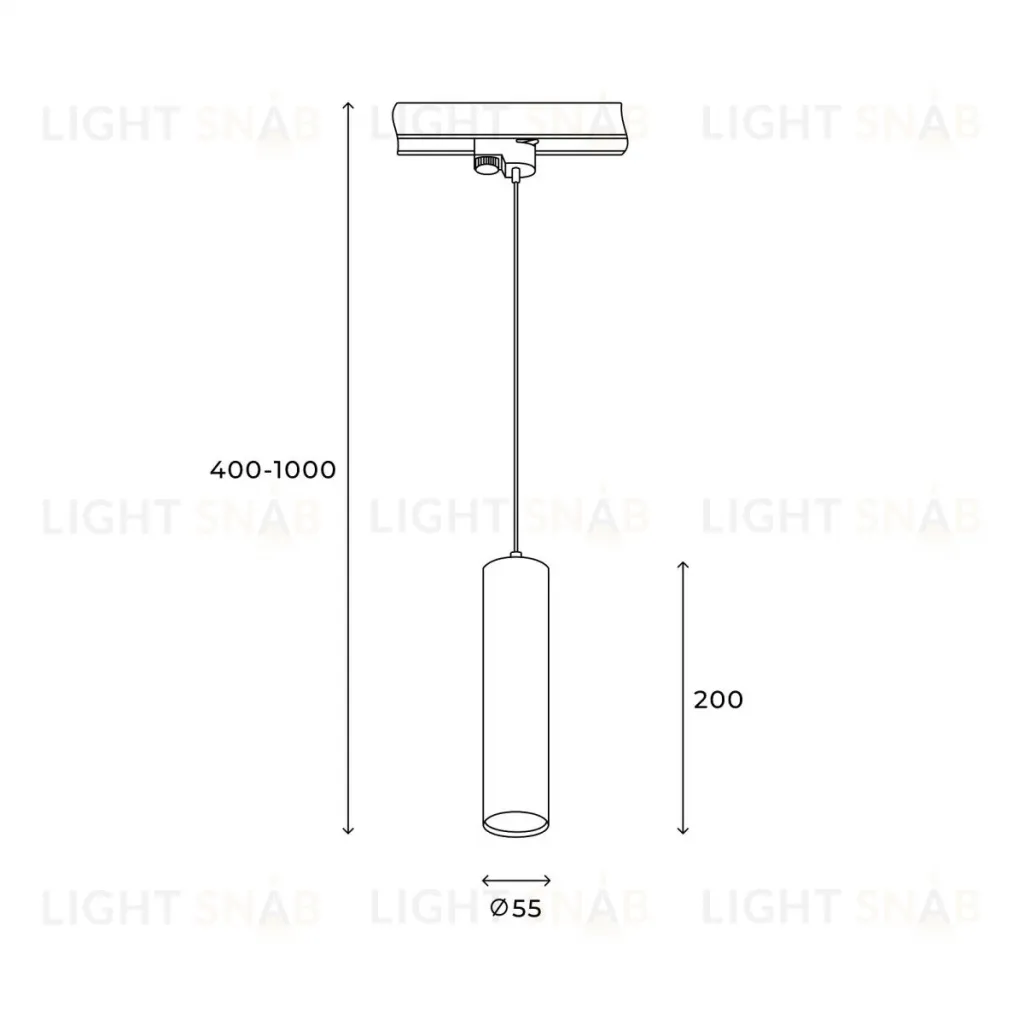 Трековый однофазный светильник Hesby Lighting Skylite HSBL_0137 HSBL_0137