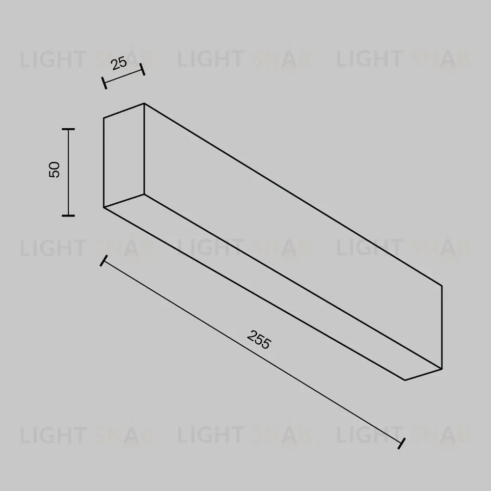 Линейный потолочный светильник Maytoni Basis C068CL-20W3-6K-W C068CL-20W3-6K-W