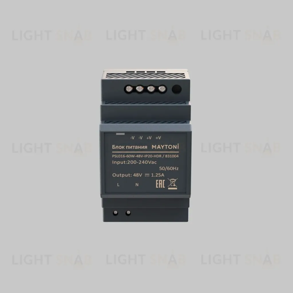 Блок питания Maytoni PSL016 60Вт 48В IP20 831004 831004